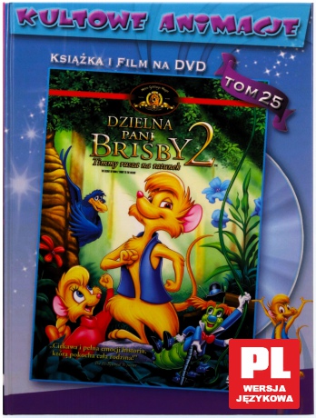 Kultowe Animacje 25: Dzielna pani Brisby 2 (booklet) [DVD]