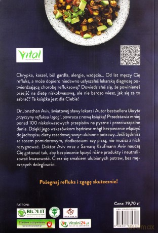 Wylecz refluks i zgagę prawidłową dietą. 100 prostych przepisów diety antyrefluksowej - Jonathan Aviv, Samara Kaufmann Aviv [KSIĄŻKA]