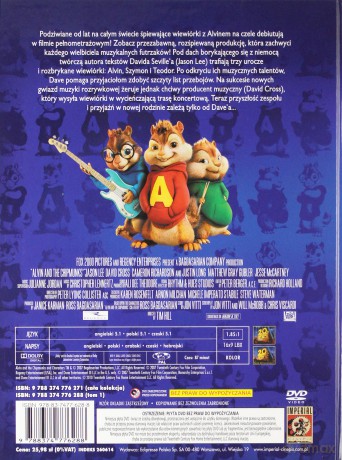 Alvin i wiewiórki (Kino familijne) (booklet) [DVD]