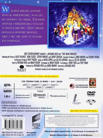 Kultowe Animacje 14: Księżniczka Łabędzi (booklet) [DVD]