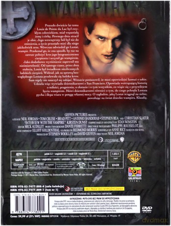 Wywiad z wampirem (Wampiry Kolekcja Filmowa 01) (booklet) [DVD]