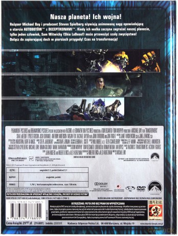 Transformers (The Best Of Science Fiction Nieziemska Kolekcja Filmowa) (booklet) [DVD]