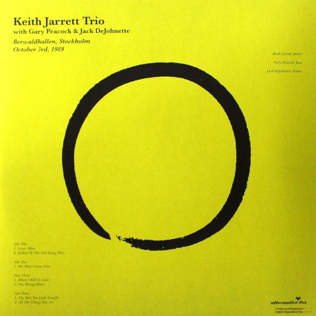Keith Jarrett Trio: Berwardhallen, Stockholm October 3rd1989 [2xWinyl]