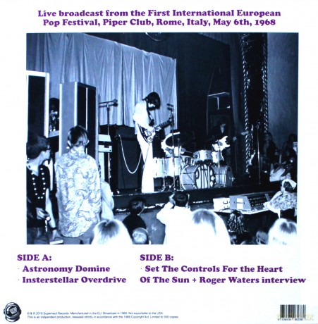 Pink Floyd: Broadcast In Rome, Italy May 6th 1968 (Yellow) [Winyl]
