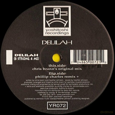 Chris Brann: Delilah (B Strong 4 Me) [Winyl]