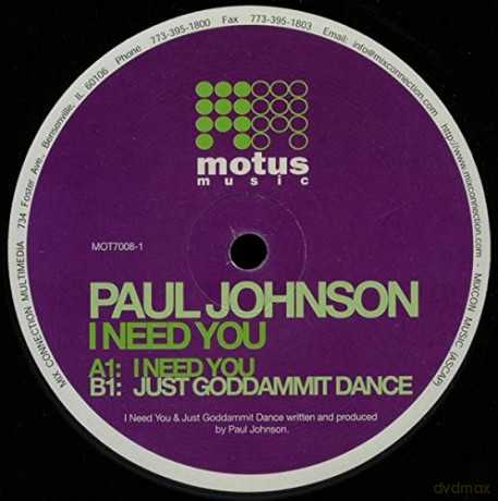 Paul Johnson: I Need You [Winyl]
