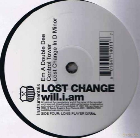 Will.I.Am: Lost Change (Instrumentals) [2xWinyl]