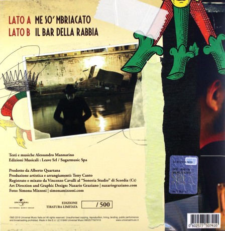 Mannarino: Me So 'Mbriacato/Il Bar De [Winyl]