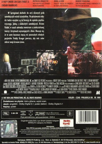 Koszmar z ulicy Wiązów 3: Wojownicy snów [DVD]