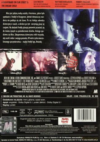 Koszmar z ulicy Wiązów 5: Dziecko snów [DVD]