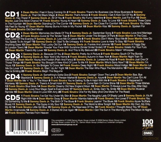 Rat Pack: 100 Hits - Legends [5CD]