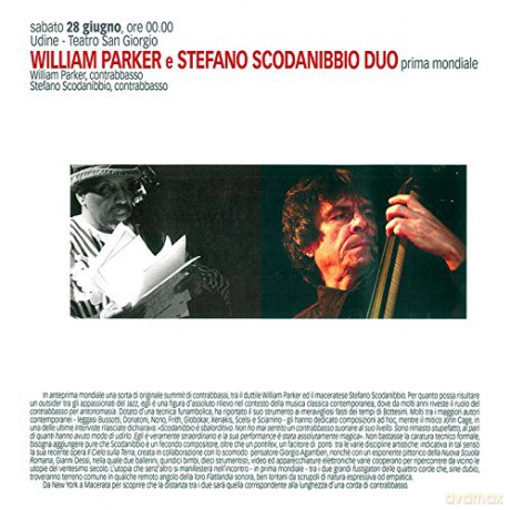 William Parker Stefano Scodanibbio: Bass Duo [CD]