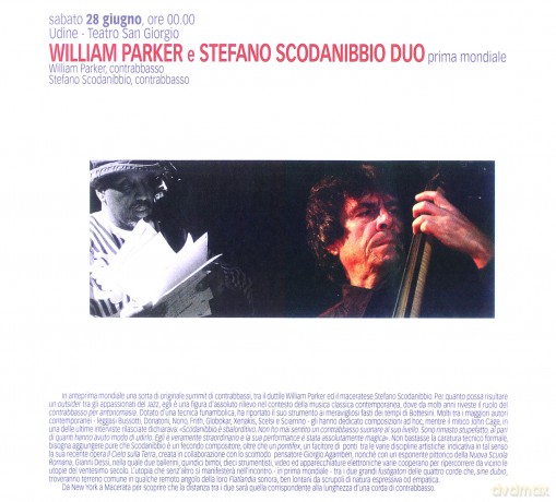 William Parker Stefano Scodanibbio: Bass Duo [CD]