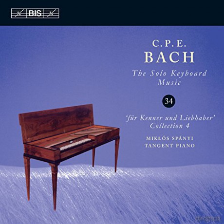 Miklos Spanyi: Cpe Bach: Solo Keyboard 34 [CD]