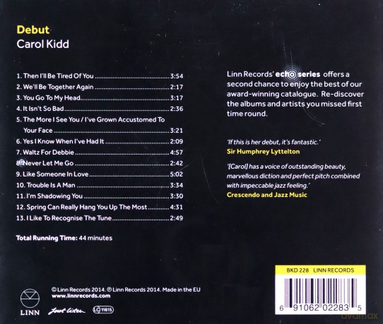 Carol Kidd: Debut [CD]