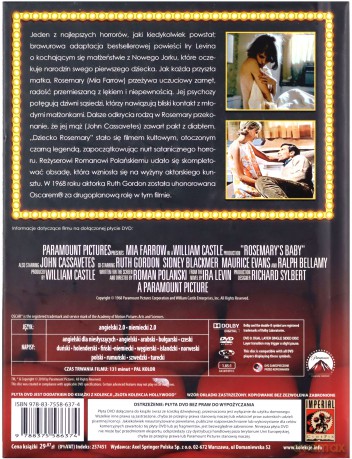 Dziecko Rosemary (Złota Kolekcja Hollywood 12) (booklet) [DVD]