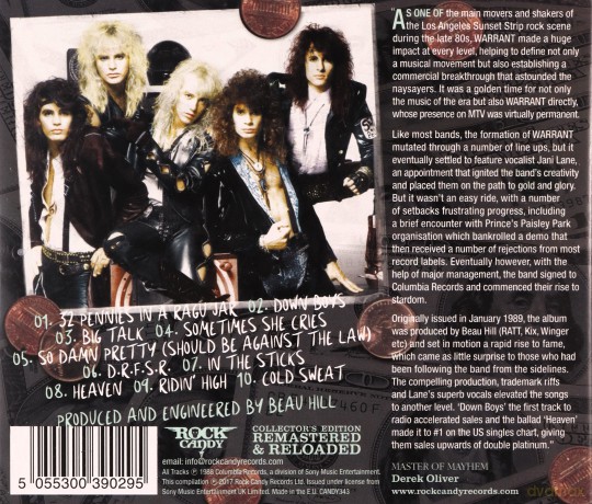 Warrant: Dirty Rotten Filthy Stinking Rich [CD]