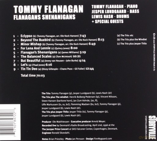 Tommy Flanagan: Flanagans Shenanigans [CD]