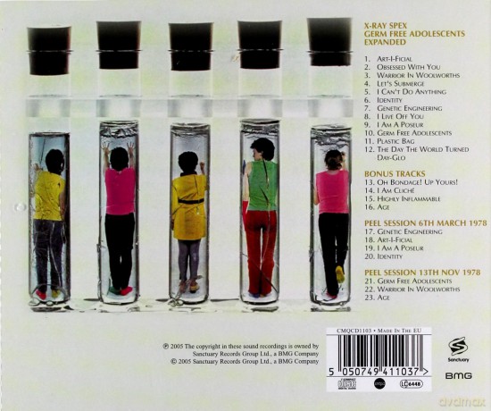 X-Ray Spex: Germ Free Adolescents [CD]