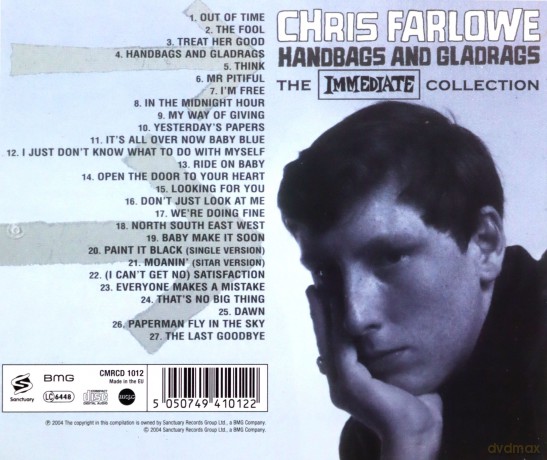 Chris Farlowe: Handbags & Gladrags - The Immediate Collection [CD]