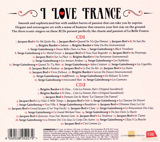 I Love France [2CD]