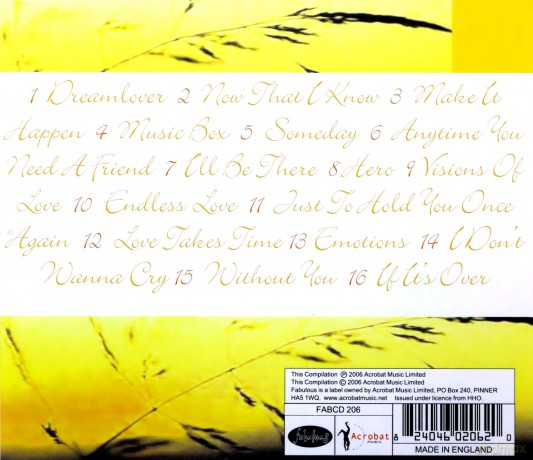 Instrumental Mariah Carey: Instrumental Mariah Carey [CD]