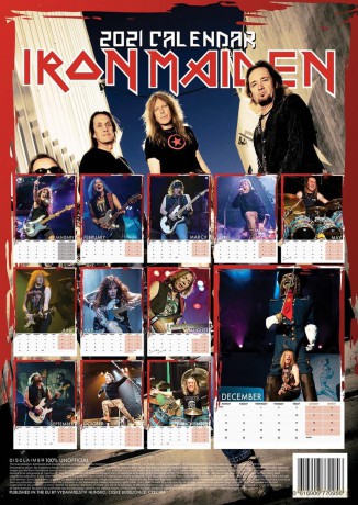 Iron Maiden: Iron Maiden Unofficial 2021 [KALENDARZ]