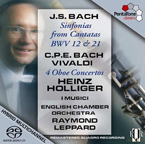 Holliger/I Musici/Eco/Leppard: JS Bach/Sinfonias/Cpe Bach/Oboe Cons [CD]