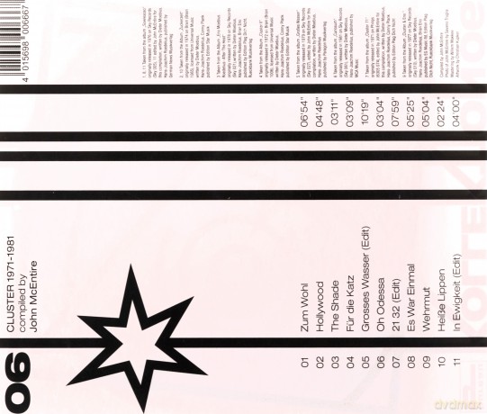 Cluster: Kollektion 06: 1971-1981 Compiled By John Mcentire [CD]