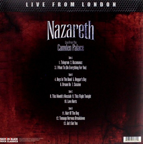 Nazareth: Live From London [2xWinyl]