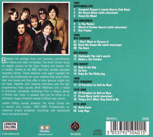 Amen Corner: Live On Air 67-69 [CD]
