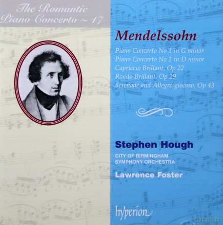 Cbsofoster: Mendelssohnpiano Concertos No 1 2 [CD]