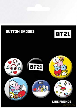 Bt21: Mix Przypinki