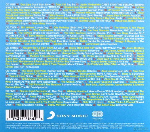Now 100 Hits Summer [5CD]