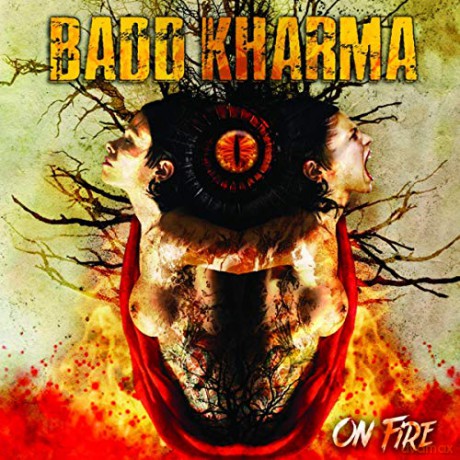 Badd Kharma: On Fire (Red/Yellow Splatter) [Winyl]
