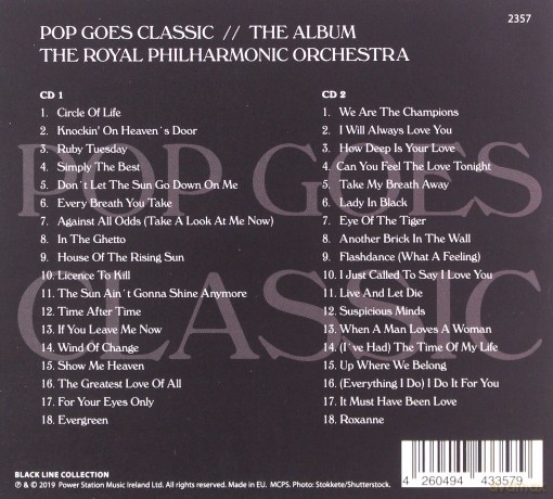 Pop Goes Classic (The Royal Philharmonic Orchestra): Pop Goes Classic - The Album [2CD]