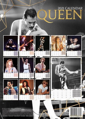 Queen: Queen Unofficial 2021 [KALENDARZ]