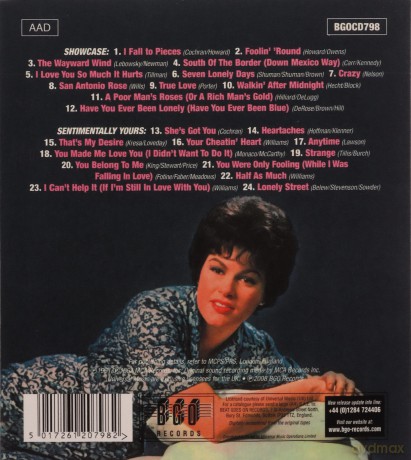 Patsy Cline: Showcase/Sentimentally Yours [CD]