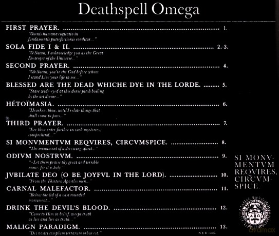 Deathspell Omega: Si Monumentum Requires [CD]