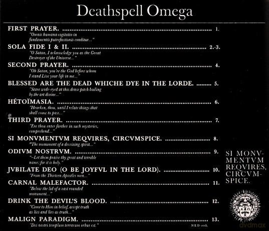 Deathspell Omega: Si Monumentum Requires [CD]