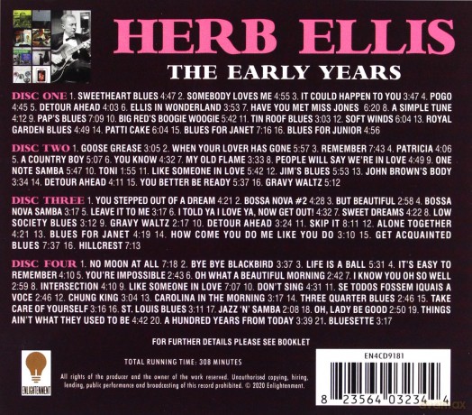 Herb Ellis: The Early Years [4CD]