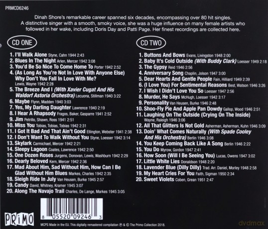 Dinah Shore: The Essential Recordings [2CD]