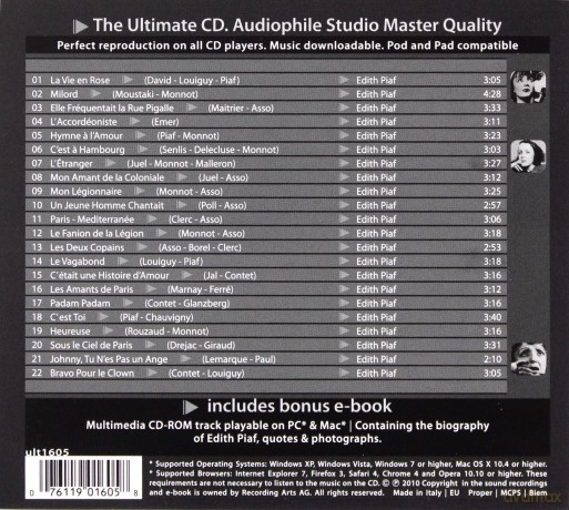 Edith Piaf: The Ultimate Collection [CD]