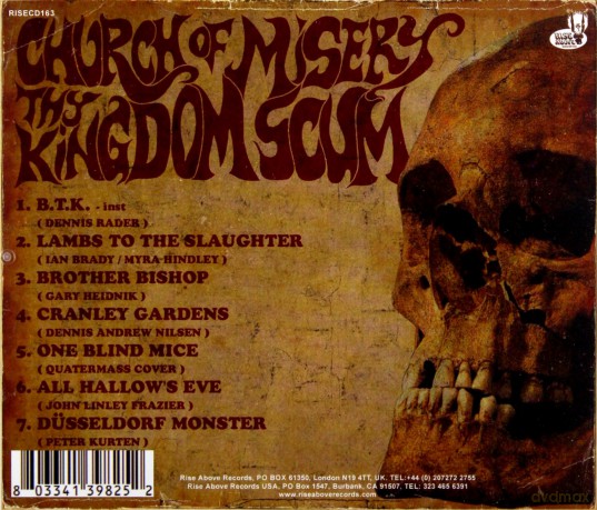 Church Of Misery: Thy Kingdom Scum [CD]