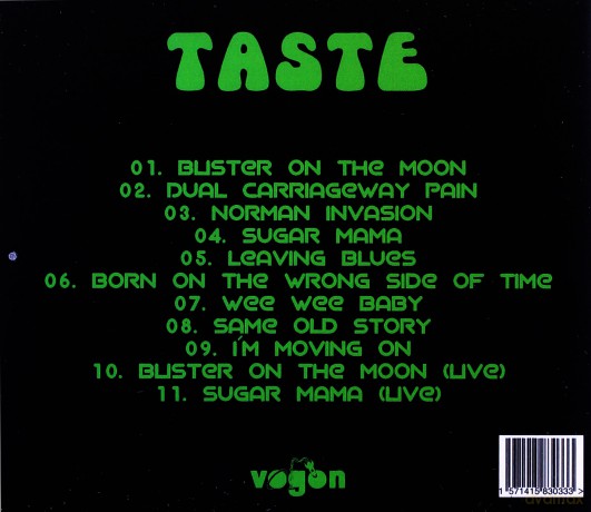 Taste: Transmissions 1968-1969 [CD]