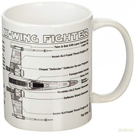 Star Wars: X-Wing Fighter Sketch Kubek