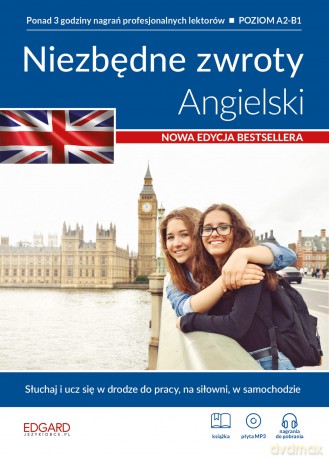 Angielski. Niezbędne zwroty. Poziom A2-B1 - Jakub Bero, Katarzyna Wiśniewska [KSIĄŻKA]