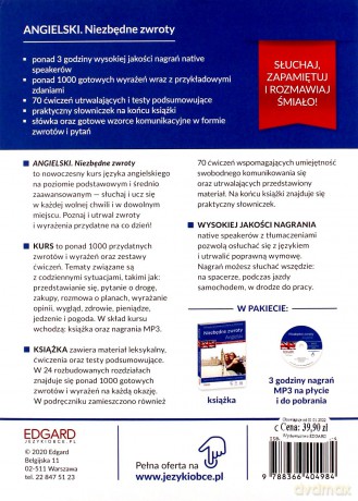 Angielski. Niezbędne zwroty. Poziom A2-B1 - Jakub Bero, Katarzyna Wiśniewska [KSIĄŻKA]