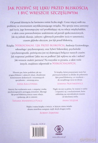 Niekochalni. Lęk przed bliskością - Andrzej Gryżewski, Sylwia Sitkowska [KSIĄŻKA]