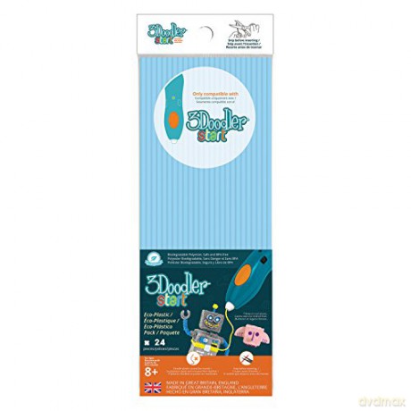 3Doodler Wkład jednokolorowy pastelowy niebieski